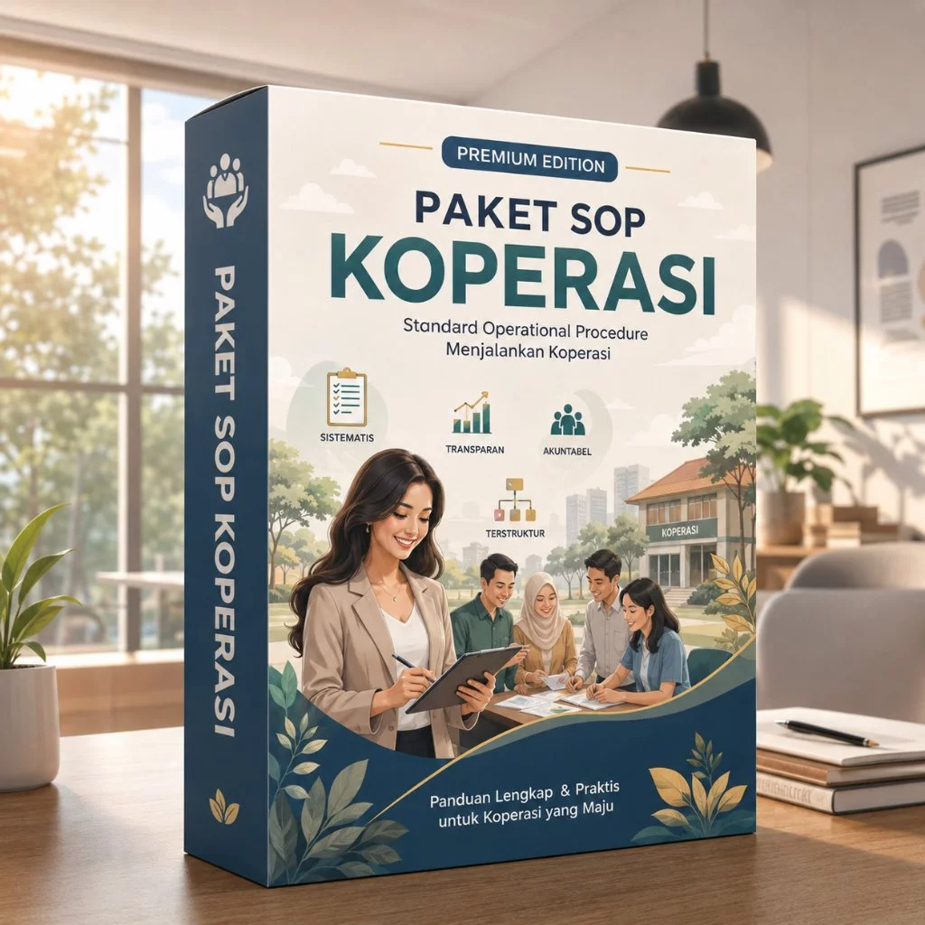 Paket Lengkap SOP KOPERASI - Managemen Koperasi Terstruktur, Akuntabel & Sesuai Regulasi
